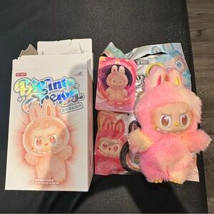 Pop Mart The Monsters Big Into Energy Loyalty Labubu Plush Pendant Keychain